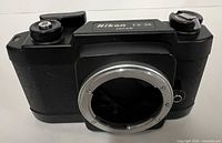 Front view of Nikon FX-35 camera body showing lens mount and controls