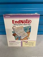 Front of EndNote 8 software box