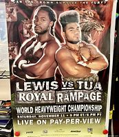 Full view of poster showing both fighters and all event text