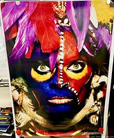 Full view of poster showing entire portrait and color scheme