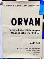 Full poster front showing complete text and wear