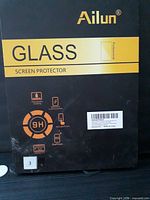 Front of Ailun Glass Screen Protector retail box