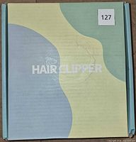 Closed retail box marked HAIR CLIPPER