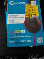 Front of retail box showing model and features