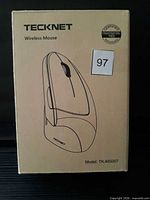 Front of sealed Tecknet TK-MS007 wireless mouse box