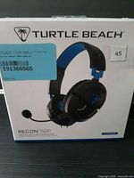 Front of Turtle Beach Recon 50P box showing headset image and branding