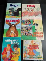 Front covers of all six Robert Munsch books