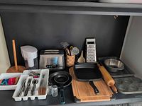 Full lot view on shelf