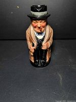Front view of Winston Churchill toby jug