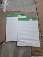 Two Post-it easel pads front view