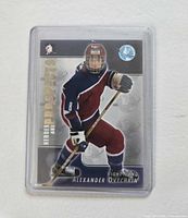 Front view of Ovechkin card in sleeve
