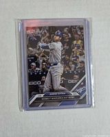 Front of Topps Now #722 Shohei Ohtani card in sleeve