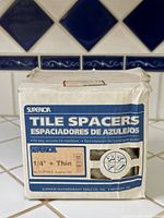 Front of box showing brand, product type, size, model number and approx count