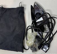 Iron and pouch overall