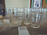 Group view of tumblers and coasters