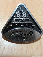 Front view showing Apollo 1969 design and shape
