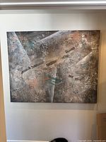 Front view of entire abstract painting