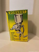 Retail box showing Porkert branding and model 150 illustration