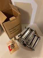 Pasta maker, box, manual