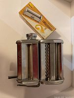 Gracia pasta machine with Capelli d’Angelo cutter box