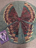 Circular butterfly quilt top and pattern book