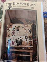 Pattern leaflet showing finished tote design