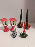 Full group of six seasonal novelty candles