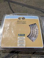 Front of Hampton Bay 48 ft rope light kit packaging showing product details