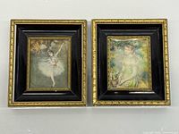 Both framed prints front view