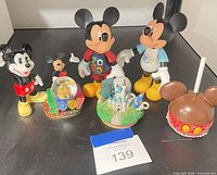 All seven Disney items grouped