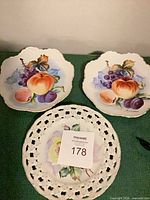 All three Lefton plates displayed