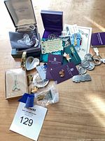 Overview of entire lot laid out on tabletop