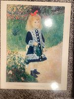 Renoir girl with watering can print