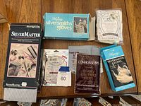 All eight silver-care items laid out on table