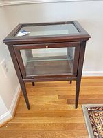 full view of cabinet front and side