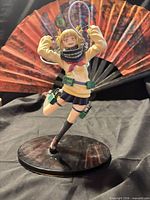 Front view of Himiko Toga figure on base