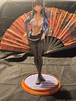 Front view of Utaha Kasumigaoka figure on base