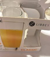Libbey Classic retail box with three glass openings visible