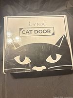 Front of LYNX Cat Door retail box
