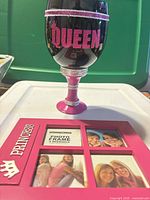 Goblet and frame together for scale and overview