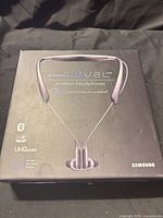 Front of retail box showing Samsung Level U Pro branding and product image