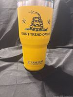 Front view showing Gadsden flag graphic and Yukon Outfitters branding