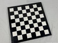 Full view of marble chess board