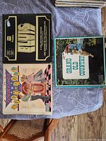 Front view of all three LP boxed sets