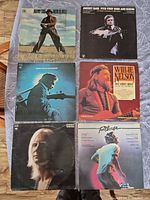 Front covers of all six LPs displayed in two columns, showing album artwork and titles