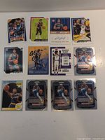 Entire set of 12 cards laid out