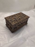 Top view showing carved design