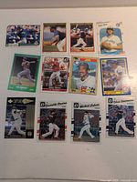 All 12 cards laid out in three rows