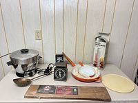 Group shot of all items on table