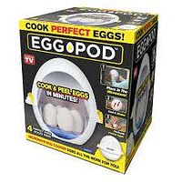 Retail box showing Egg Pod branding and product features